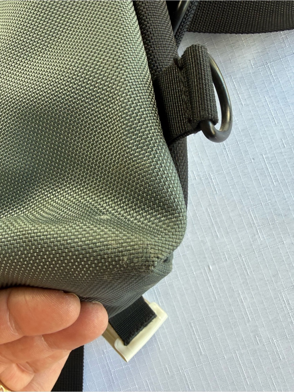 Timbuk2 Classic Messenger Bag Grey Green Small Crossbody Commuter Bike Bag - Picture 9 of 12